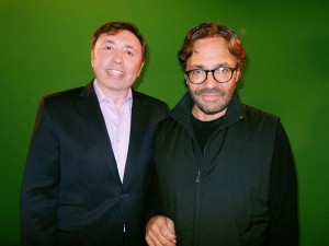 Oleg-Frish-tv-host-and-Al-DiMeola