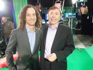 Oleg-Frish-tv-host-and-Kenny-G